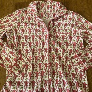 BRAND NEW!!  with TAGS. ❤️ ROLLER RABBIT ❤️  Monkey Long Sleeve Polo Pajamas